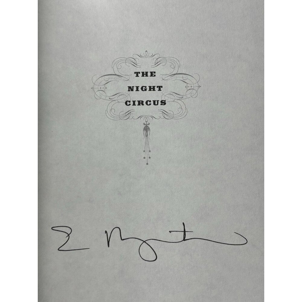 📚❤️ The Night Circus SIGNED Erin Morgenstern 1st Edition 1st Printing HC ❤️📚 - Picture 2 of 9